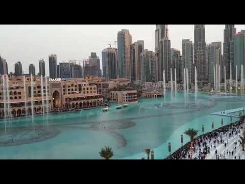 Dubai fountain show. Feb.2019