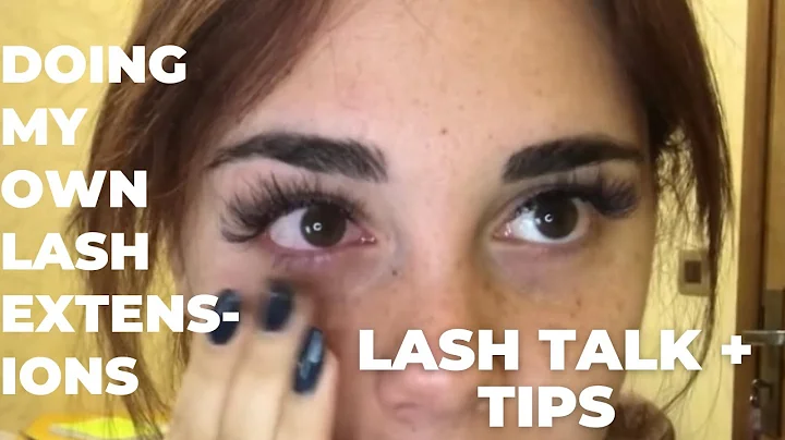 Doing my own lashes!