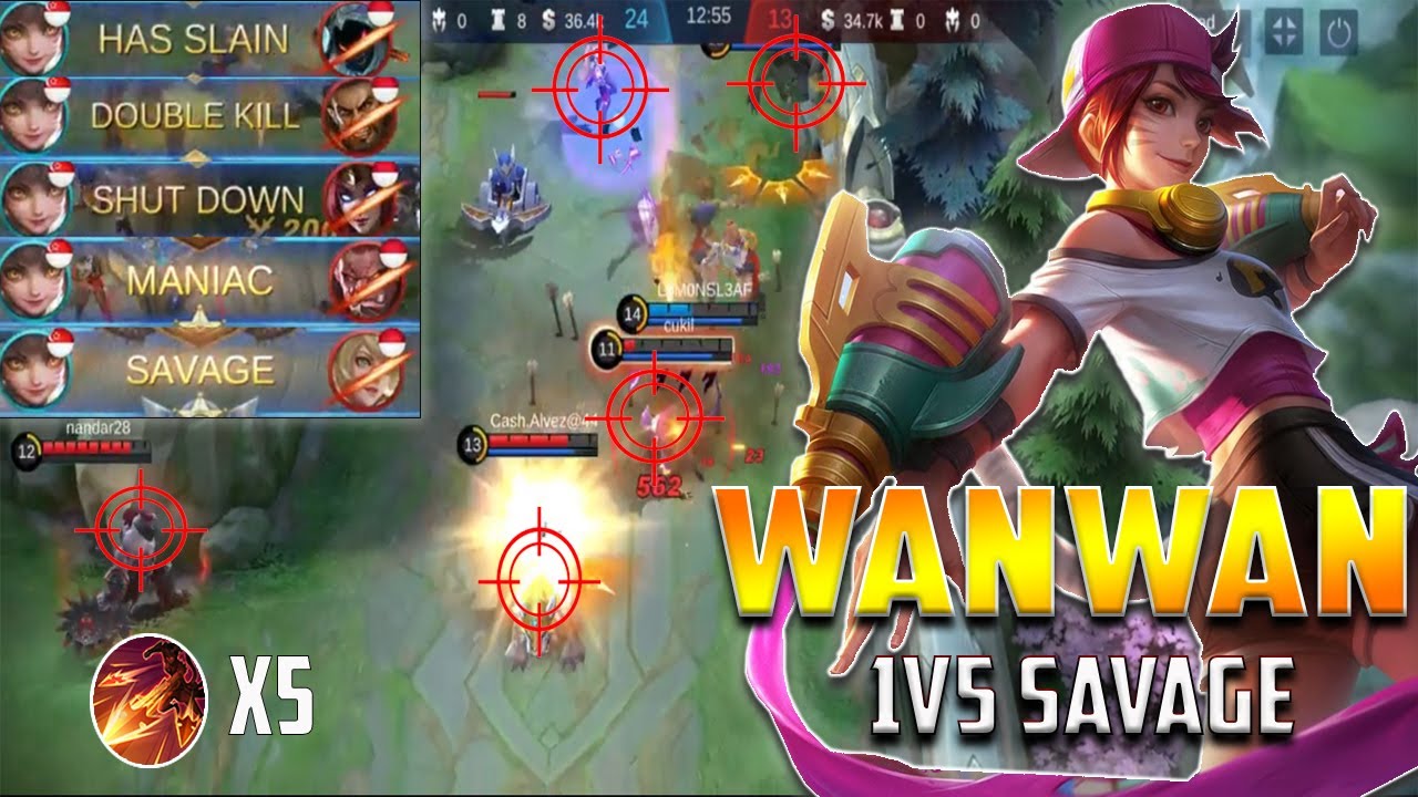 1v5 WANWAN SAVAGE! | Weekly Top 10 Savage Vol.1