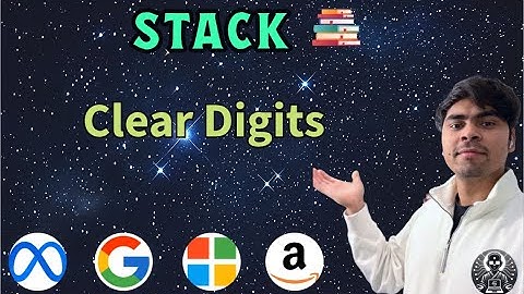 LeetCode 3174 | Clear Digits | Python Solution Explained | AlgoYogi