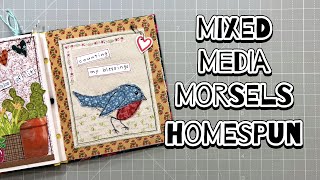 July 2026 Journal Play | Mixed Media Morsels Homespun #mmmhomespun