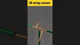 how to wiring contact in 3D animation #electric #mcb #led #electrical #electronic #house #how