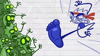 Zombieland Survival -in- APOCALYPSE CHAOS - Short Animated Cartoons of Funny Moment