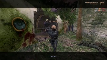 Counter-Strike: Condition Zero gameplay with Hard bots on Downed - Terrorist (Old - 2014)
