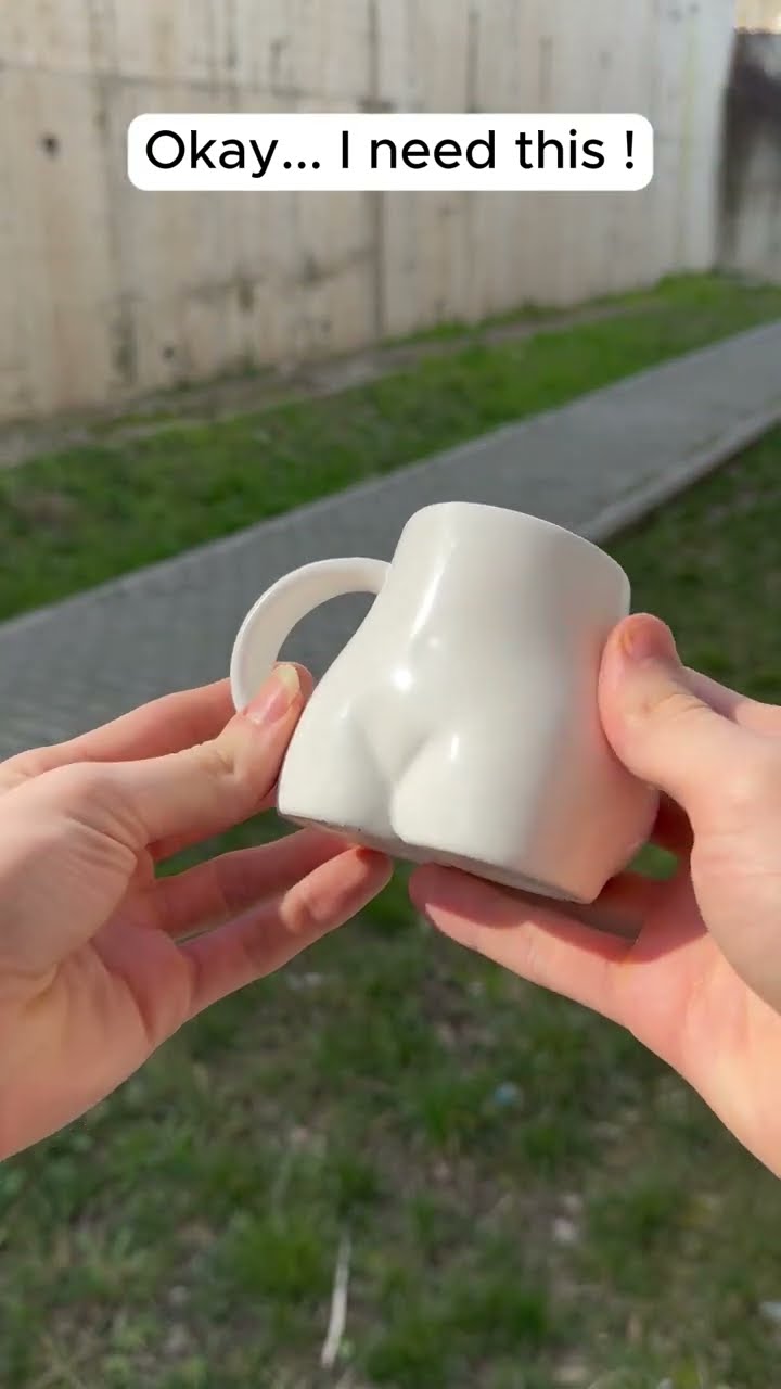 ? Cute Butt Ceramic Mug - Product Link in Bio ( # 2070 ) ‪@MaviGadgets‬