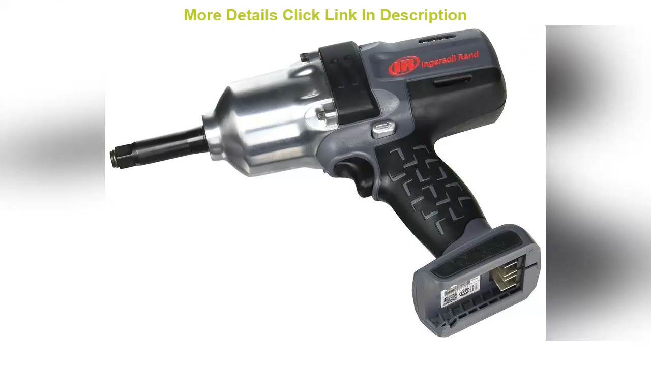 Info Ingersoll Rand W7250 20V Extended Anvil Cordless Impactool, 1/2"