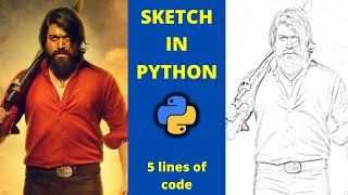Sketch using python | Convert Photo to Sketch | Drawing using PYTHON PROGRAMMING screenshot 4