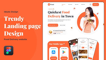 Landing Page design in Figma - Design Tutorial - Wireframe/UI/UX