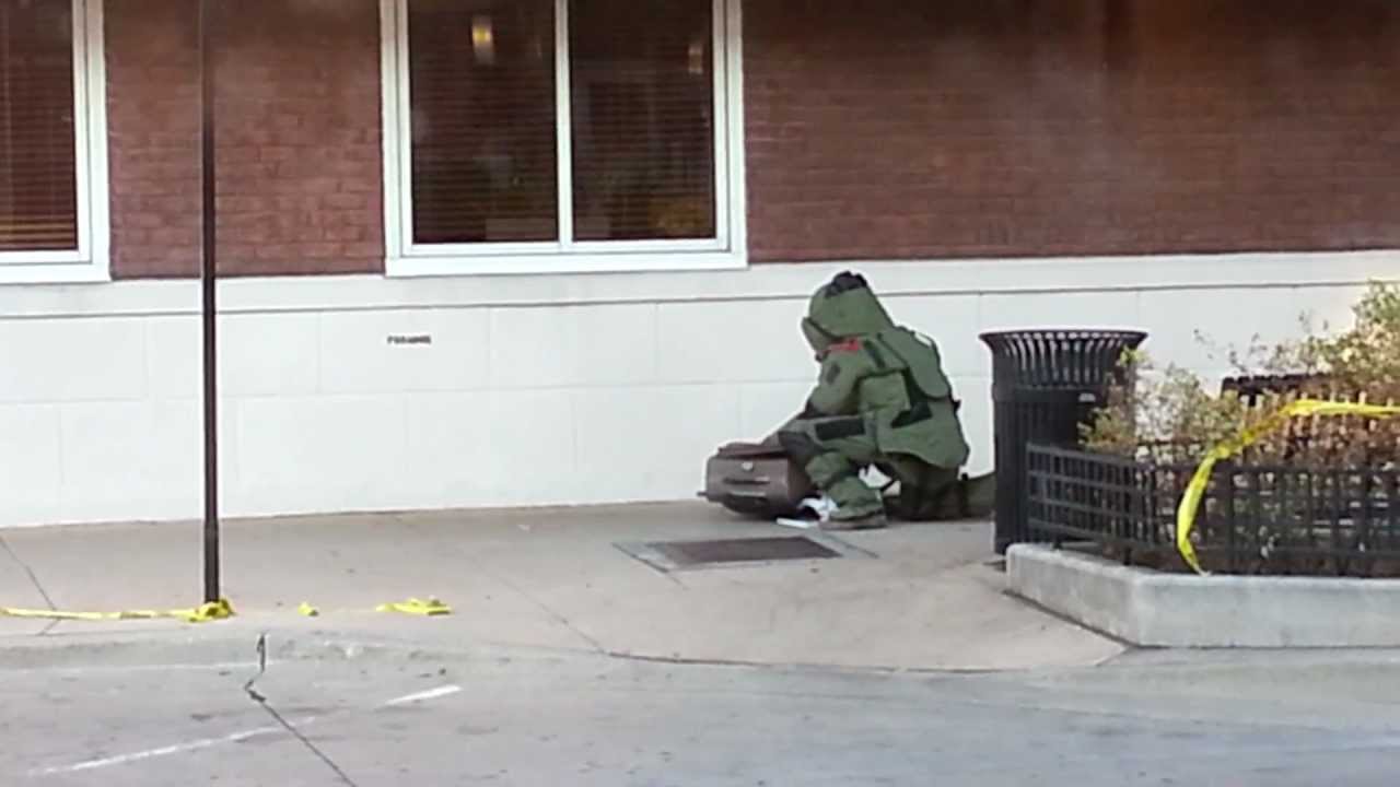 Bomb squad in action!