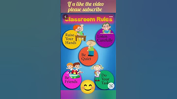 classroom rules #classroom #rules #ytshort #spokenenglish #shorts