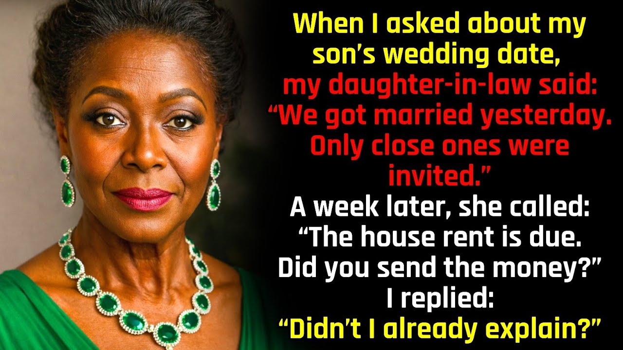 My Daughter-in-Law Said We Got Married Yesterday