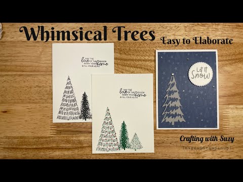 Whimsical Trees Card Making Online Class (Revisited) - Mitosu Crafts