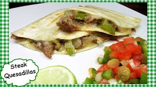 How To Make STEAK QUESADILLAS ~ Shaved Beef Quesadilla Recipe