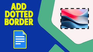 How to Add Dash Borders to Images in a Google Docs