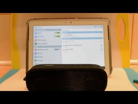 Aukey SK-M7 Bluetooth Speaker - Connecting via Bluetooth