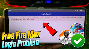 😢 free fire max facebook login problem | free fire max log in disabled problem | free fire login