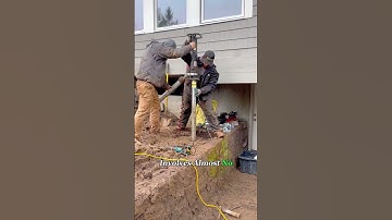 These Giant Screws Are Actually House Foundations. #foundation #construction #engineeringlife