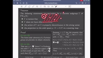 Hyperbolic Geometry 5.3. Fuchsian groups: Basic algebraic, topological and geometric properties