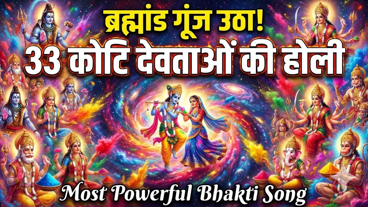 🌈 ब्रह्मांड गूंज उठा! 33 कोटि देवी-देवताओं की होली 🔥 | Most Powerful All Gods Stuti 2026 🎨🙏