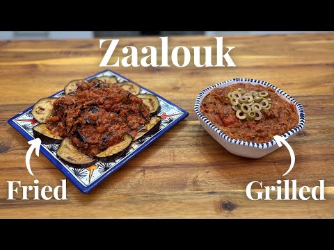 Authentic Zaalouk Recipe - Easy & Delicious Moroccan Eggplant Salad | Traditional Vegetarian Cooking