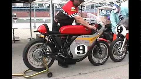 Gary Nixon at Daytona Speedway "Battle of the Nine...