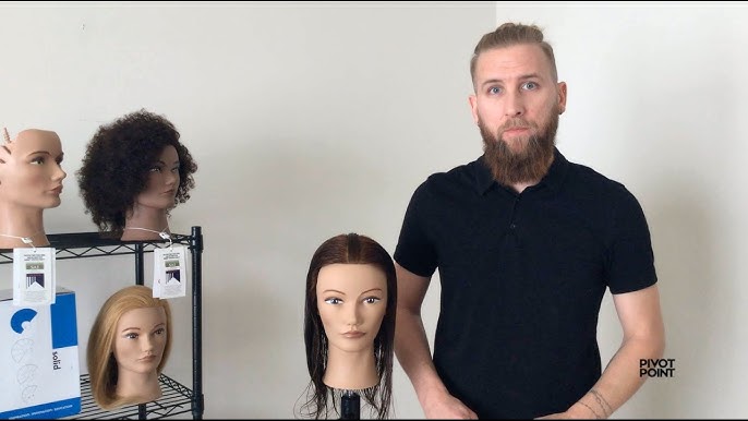 Multi-Texture Quad - 100% Human Hair Mannequin - Pivot Point