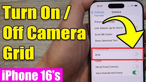 📷 How to Turn On/Off Camera Grid Composition on iPhone 16/16 Pro/Max/Plus (iOS 18)