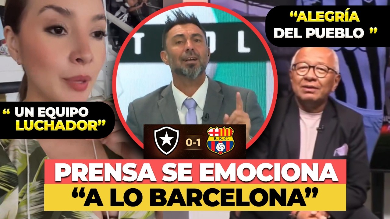 PRENSA  enloquece tras la clasificación de BARCELONA vs BOTAFOGO