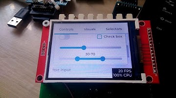 LVGL demo on STM32F407
