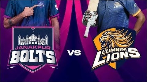 NEPAL PREMIER LEAGUE|| JANAKPUR BOLTS VS LUMBINI LIONS