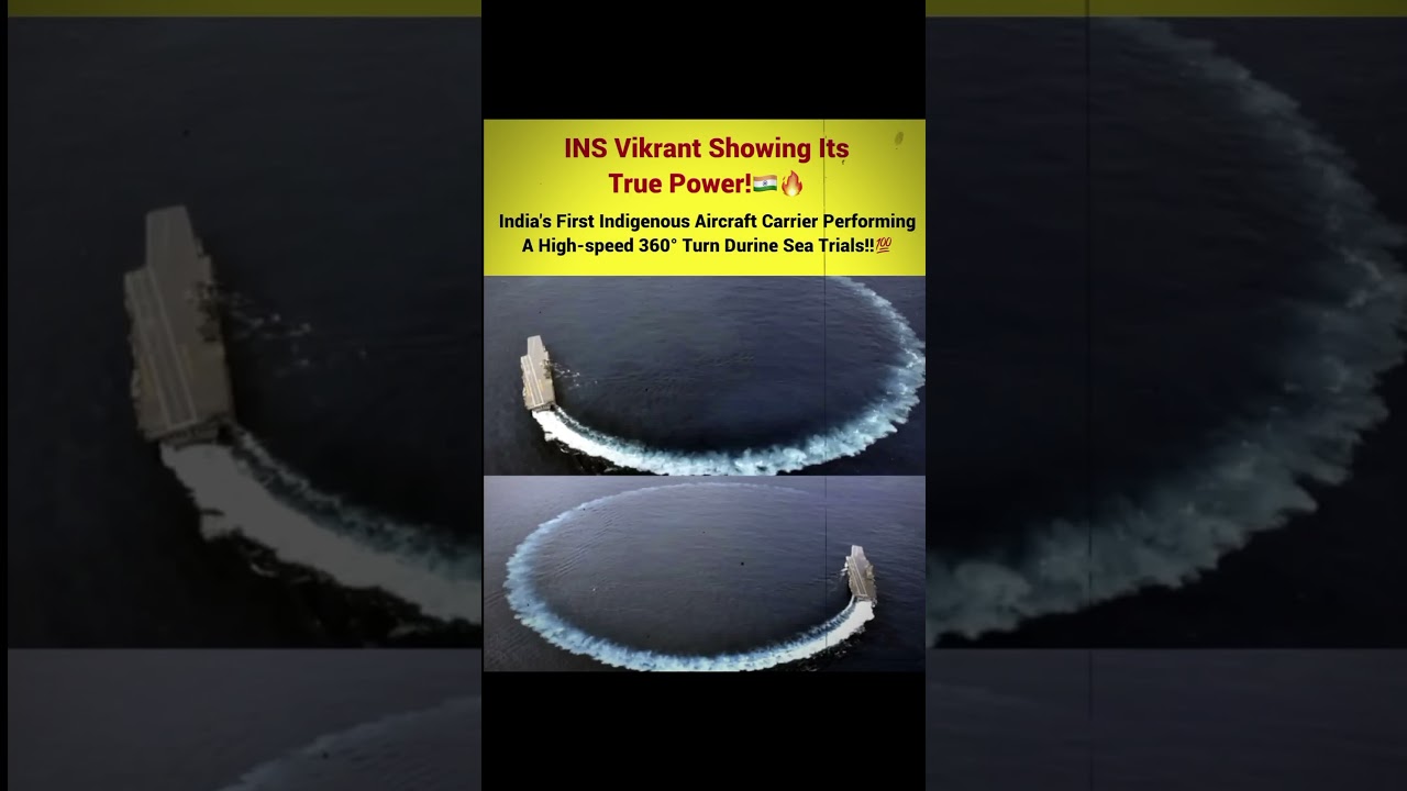 INS Vikranth Showing its power 🔥