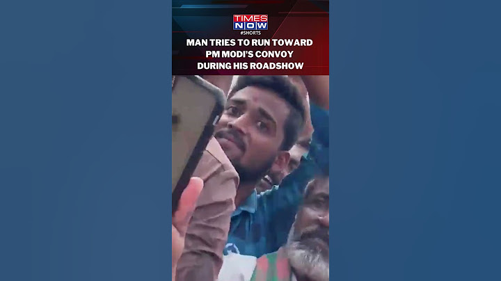 PM Modi's Security Breach: Man Tries To Run Towards Convoy During Roadshow In Karnataka's Davanagere