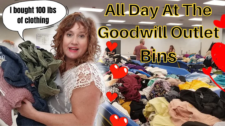 EPIC Goodwill OUTLET BINS HAUL~ Thrift With Me AT THE BINS ~ PAY BY THE POUND $ Haul To Resell