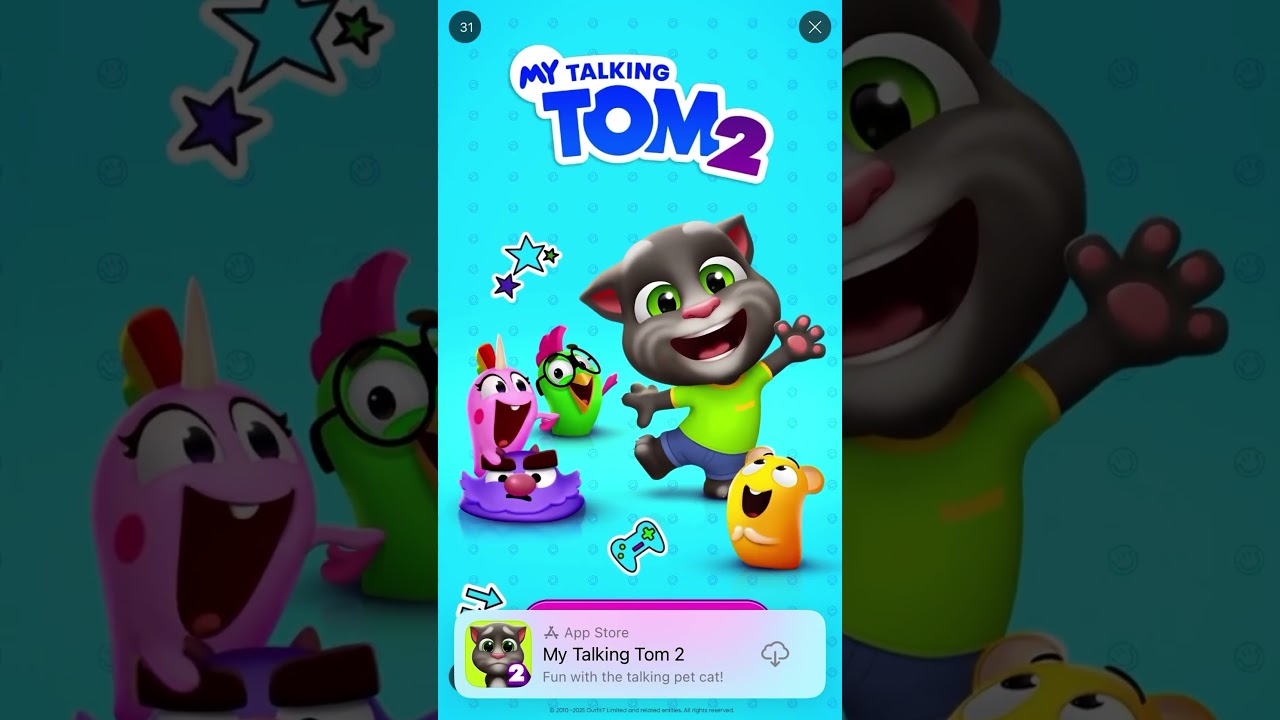 My Talking Tom 2 Ad