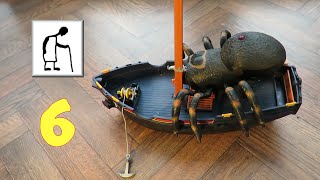 Spider Boat RC eight oar galley PART 6