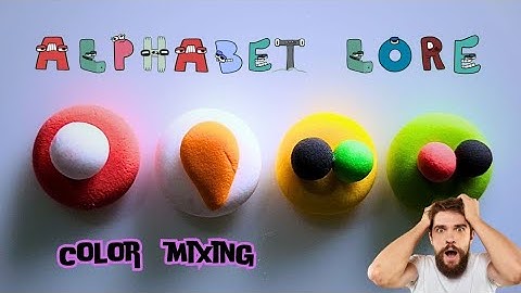 Alphabet Lore Color Mixing 🔴🔵🟣🟡