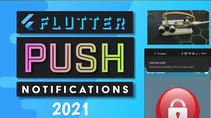 Flutter Firebase Push Notifications Realtime Database | IoT | New 2021