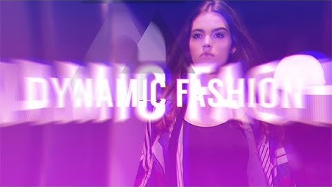 Dynamic Fashion Glitch Logo Opener | After Effects Template | Openers