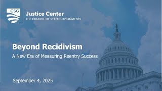 Beyond Recidivism: A New Era of Measuring Reentry Success