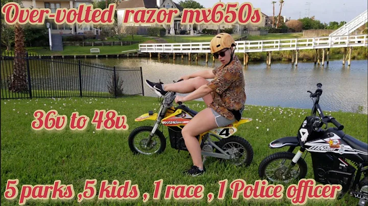 #Razor Adventure! Lakeside ride Kids ,Cops ,Racing...