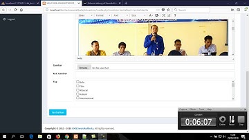 Web Berita menggunakan bahasa pemrogramana PHP, Database mysql #Teknik_informatika_upp