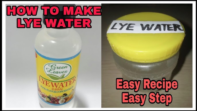 HOW TO MAKE LIHIYA or LYE WATER from home 