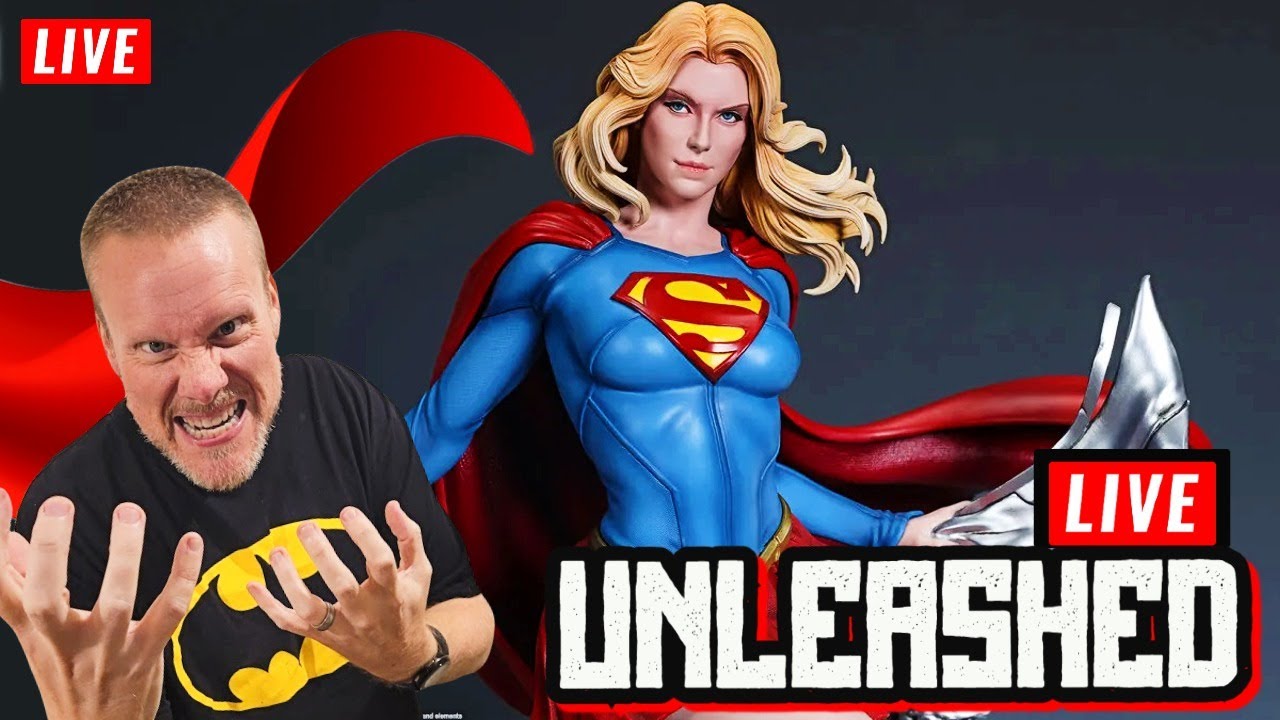 🔴LIVE UNLEASHED UNBOXING: Supergirl 1/4 Scale Prototype Statue