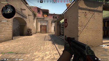 cs go ak 2k 1v2 clutch mirage b site