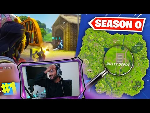 فورتنايت سيزون 0 l ردت فعلي على اول قيم ليا Fortnite l