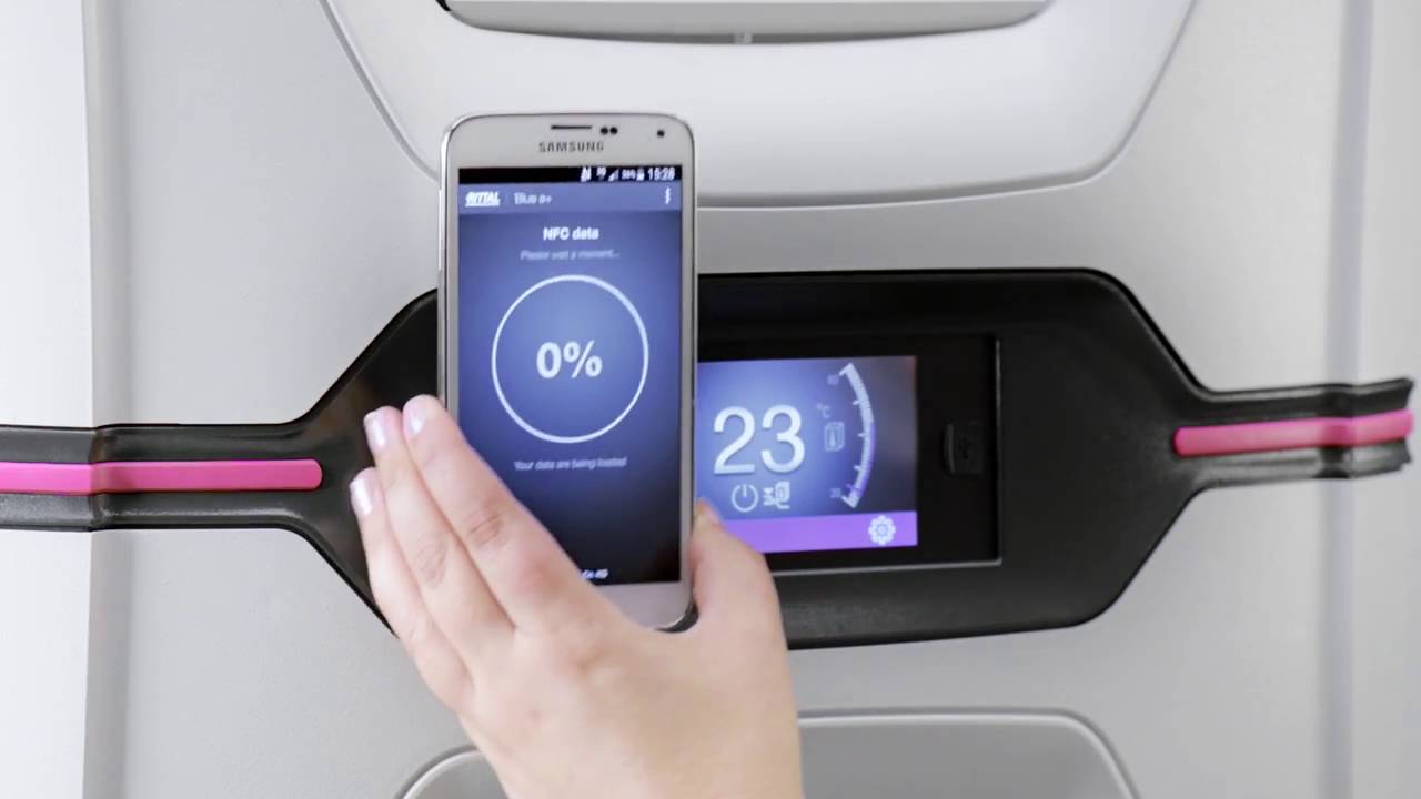 Rittal Blue e+ App: temperatuur – setpoint wijzigen