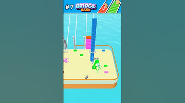 Bridge race Level #7 || #shorts #gaming #viralshort #viralvideo #shortsfeed #shortsvideo