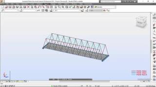 Exercise11 - Part 7 - 3D Single-Span Road Bridge with a Moving Load (Robot Structural Analysis)