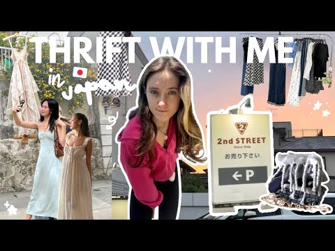 thrifting in Kyoto, Japan (2nd Street) // thrift with me my Pinterest and Instagram // HAUL