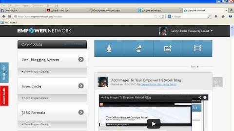 Adding Images To Empower Network Blog